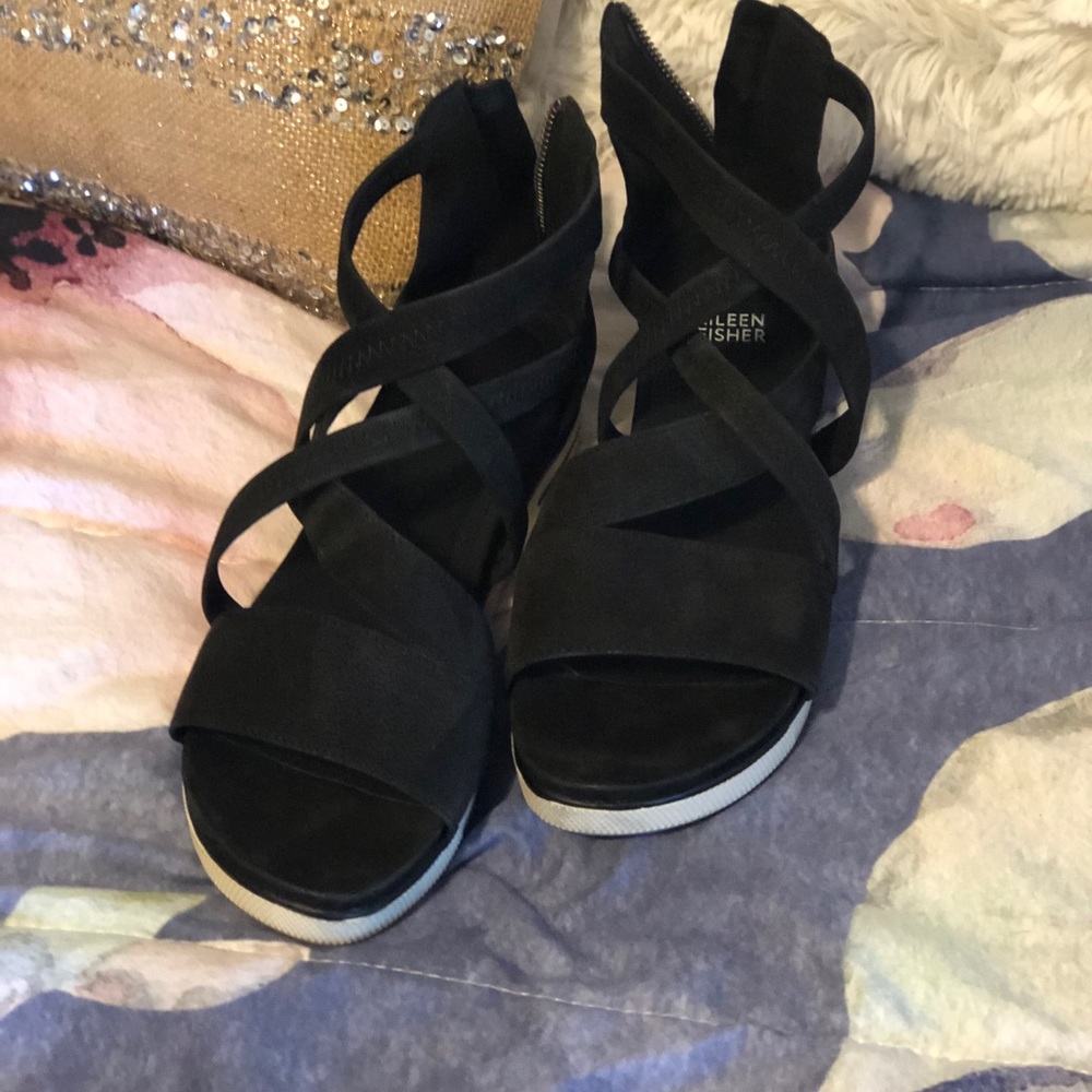 Eileen Fisher wedge sandals